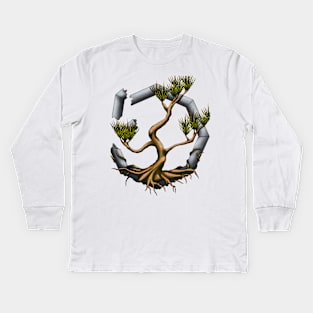 Bonsai: Octagon Kids Long Sleeve T-Shirt